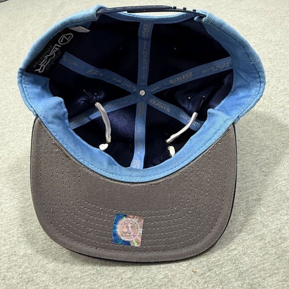 North Carolina Hat Zephyr Lacer Collection Snapback NCAA Football Basketball Cap - Picture 8 of 8